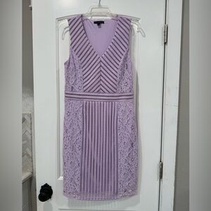 Light Lavendar Lace Dress- size 12